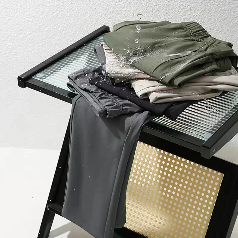 登山裤男士夏户外运动速干四面弹力防泼水薄款透气九分机能裤