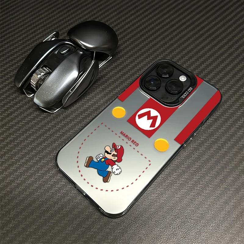 超级玛丽适用苹果17手机壳iphone16套15promax卡通14/13/12创意11