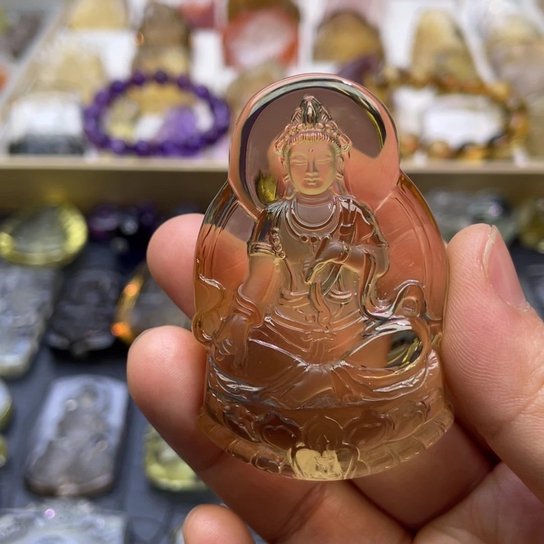 水晶颈饰未镶嵌定制