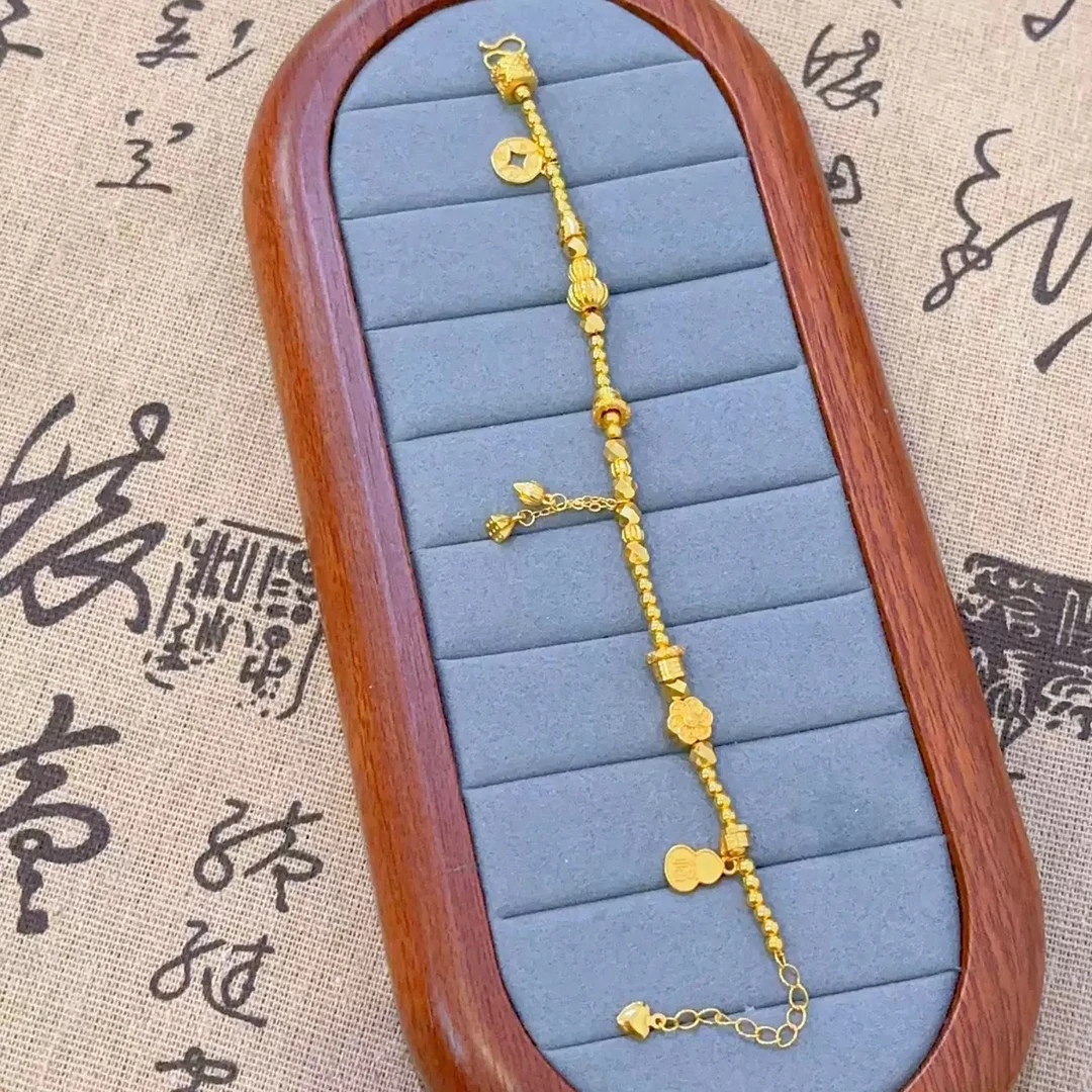 合金手链 【中阿】迪拜锡金传承两世欢手链LS