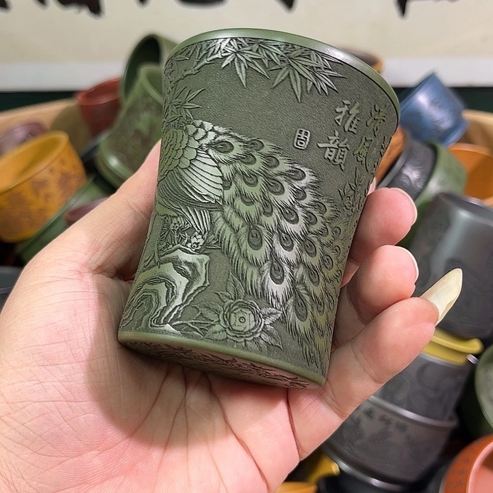 茶杯紫砂全手工紫砂主人杯