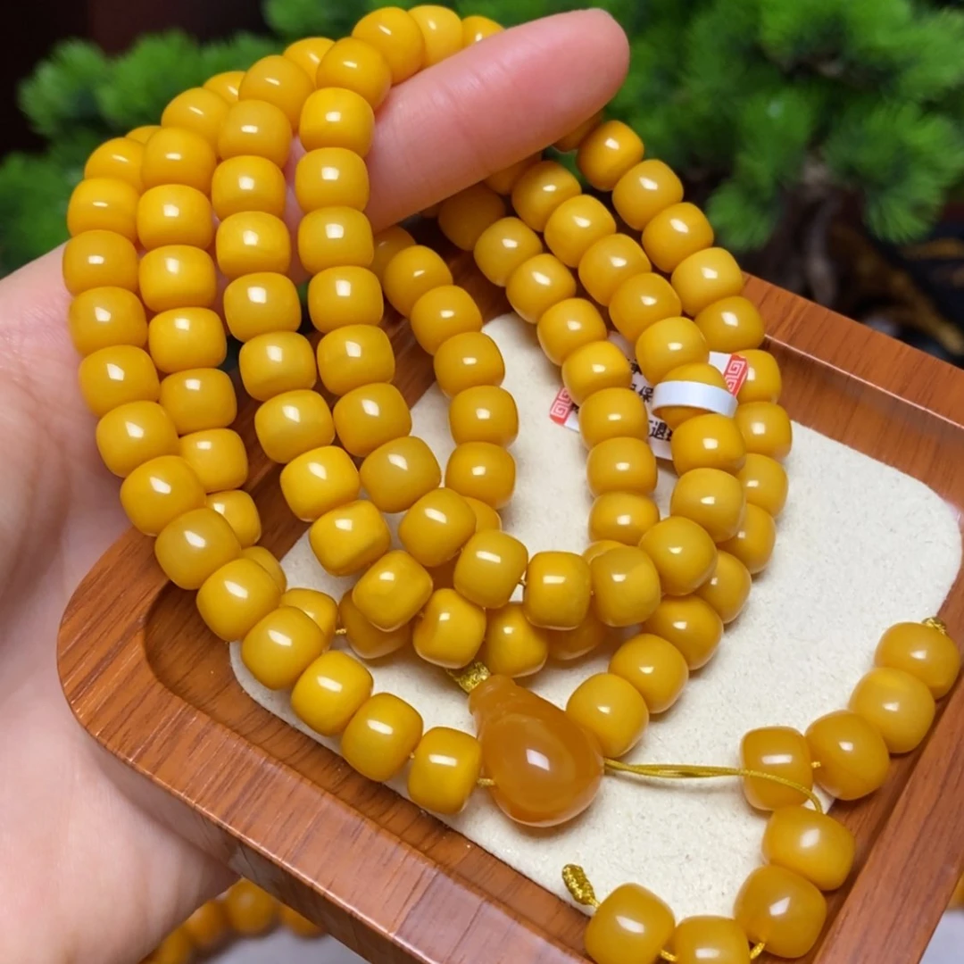 【闪购商品】蜜蜡颈饰未镶嵌项链