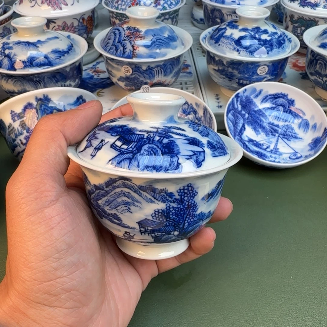 陶纯手工纯手绘茶具337