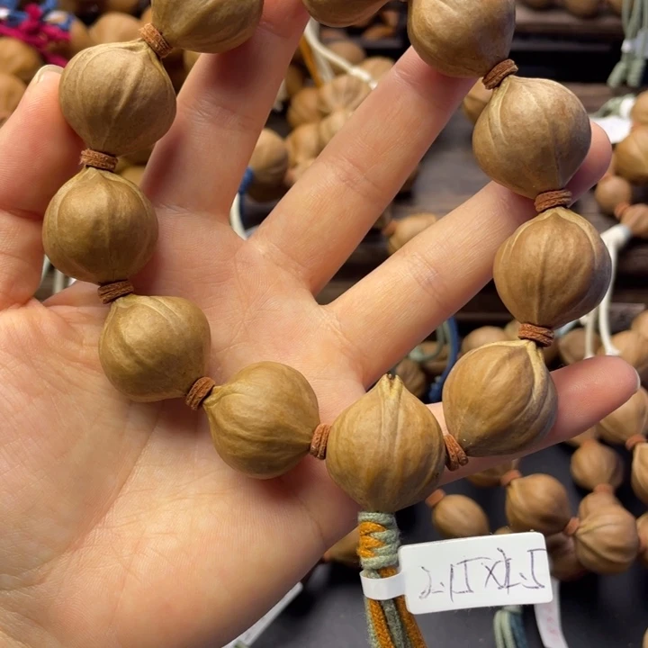 简***点橄榄核手串/手链广东铁21.5*25