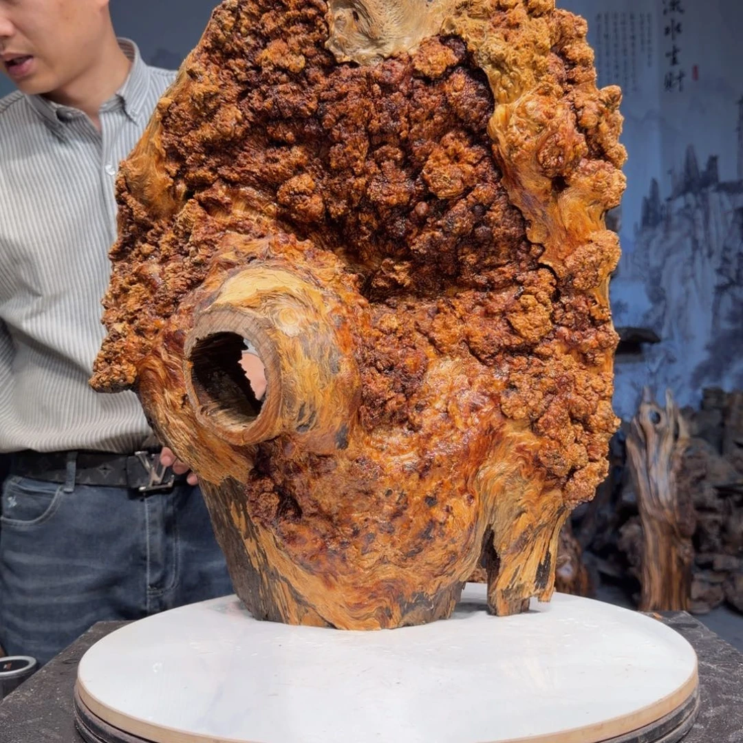 贵***）木三丰琥珀木 天然摆件11