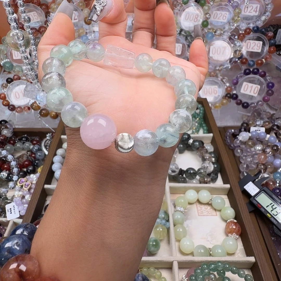 手链烟晶银S925镶嵌