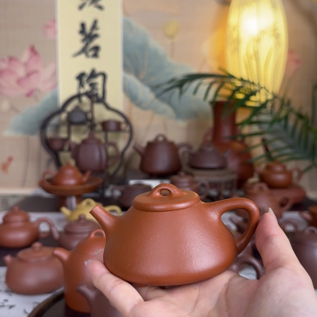 茶壶紫砂T*原矿朱泥子冶