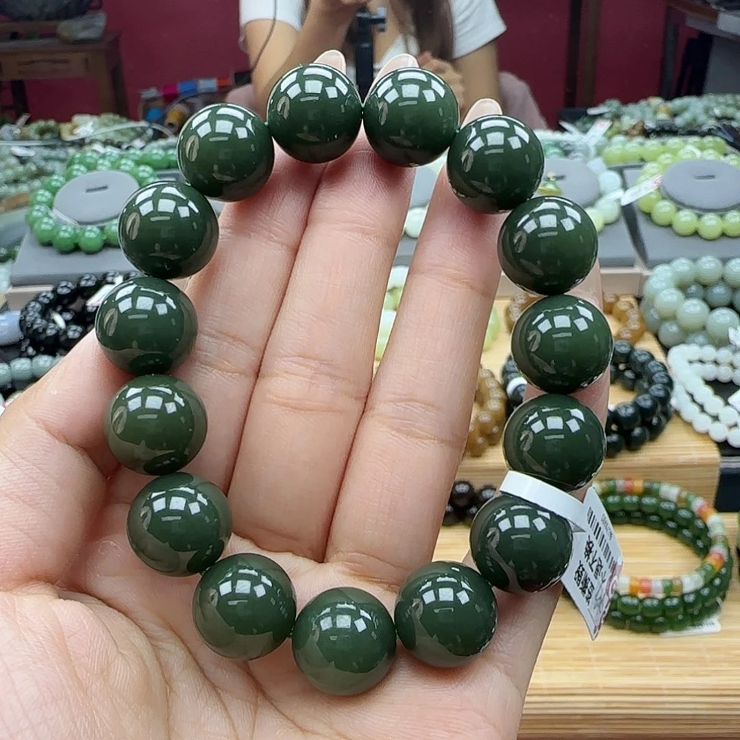 和田玉未镶嵌手串