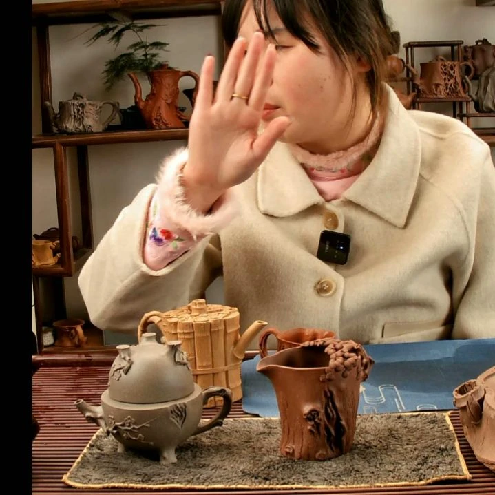 紫砂茶壶雨*全手工制作的啊