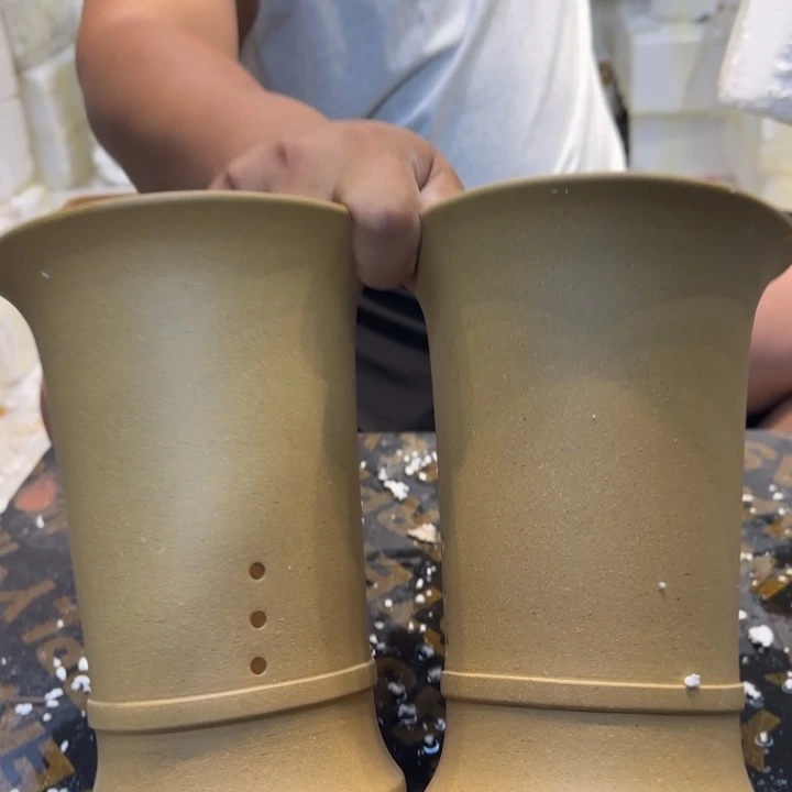 紫砂花盆口径15高度20