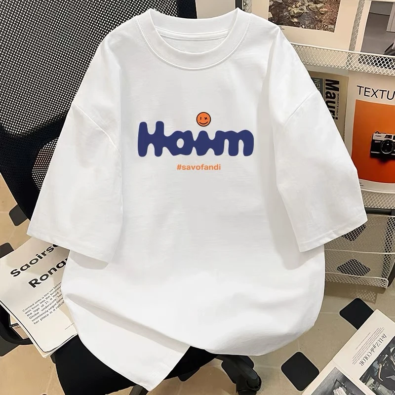 不一样的情侣装夏季装短袖T恤2025新款潮流超火小众高级感女装