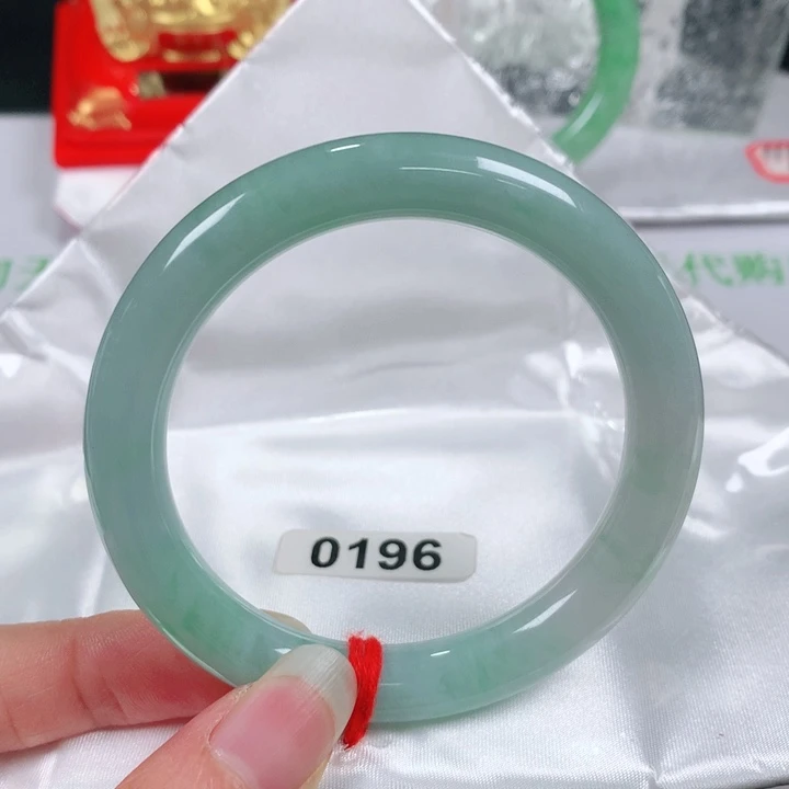 未镶嵌手镯翡翠 编号0196 圆条55