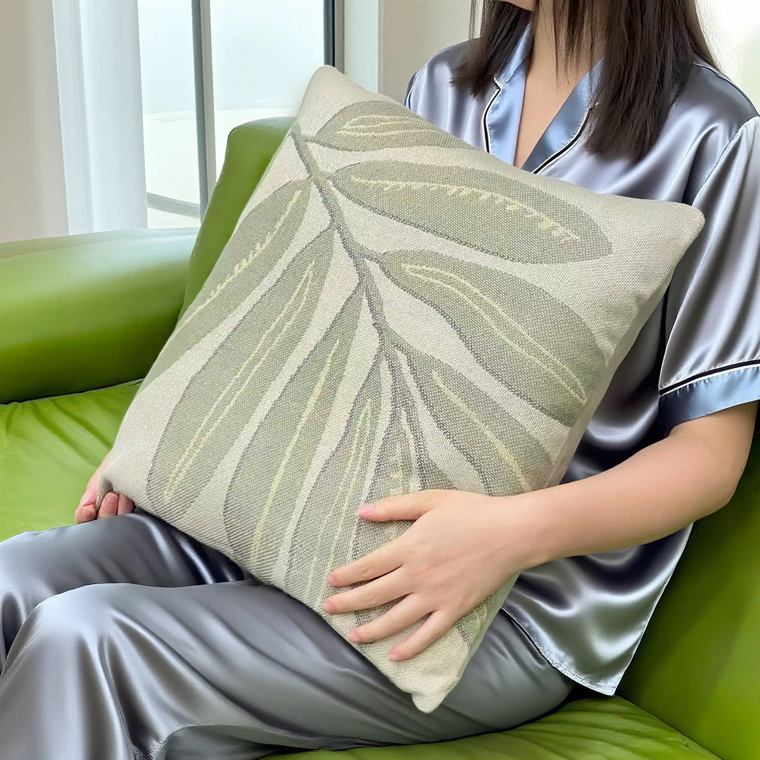 13欧！丹麦原单JYSK靠垫 BAKKEFIOL 全涤色织大提花面料抱枕