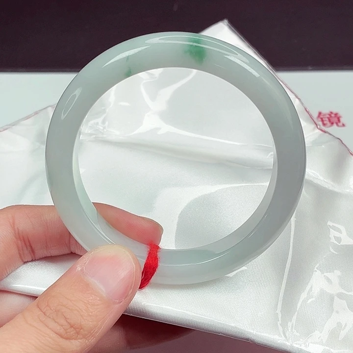 翡翠未镶嵌手镯56.5圈口