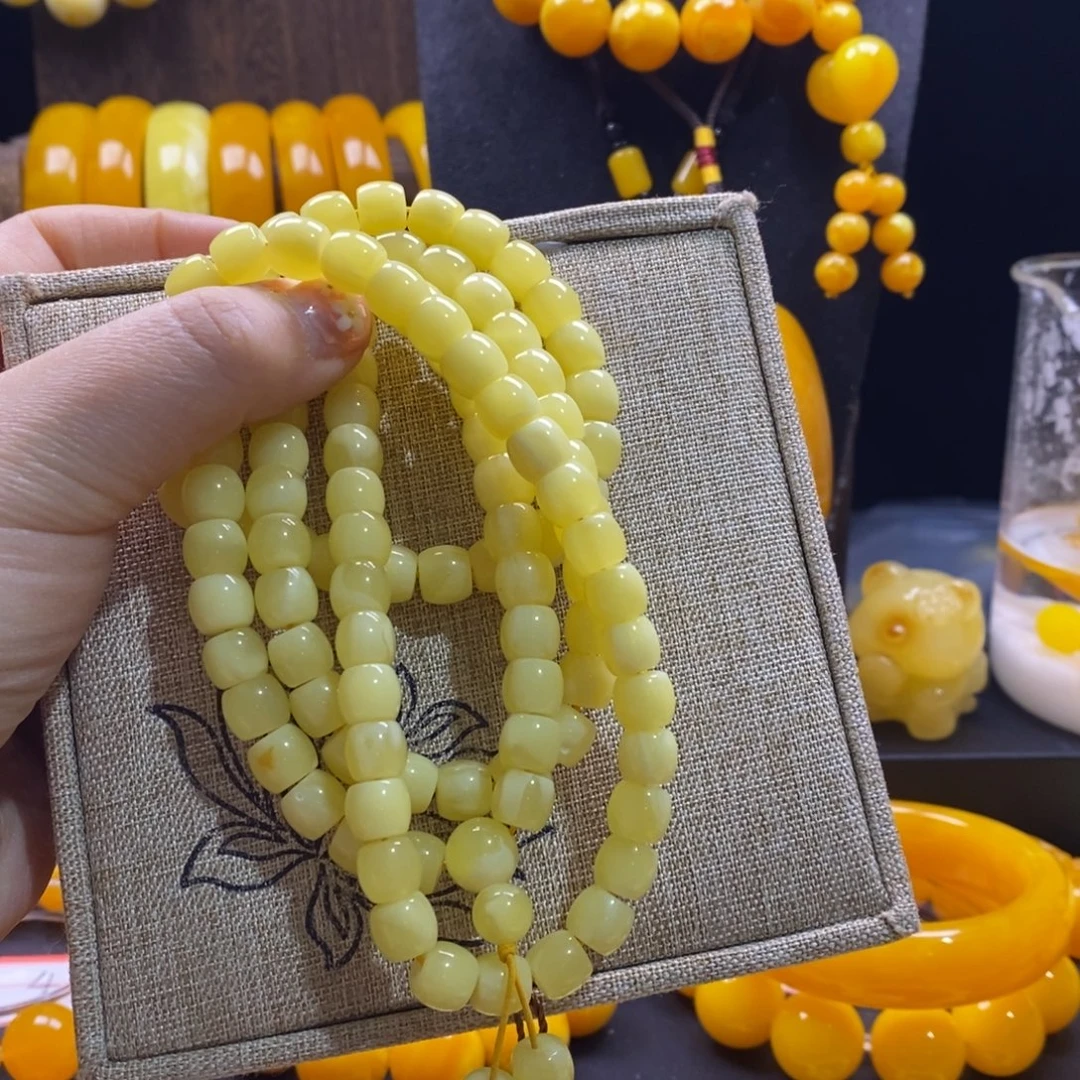 王****非金属百花蜜卡8念珠108全品无暇