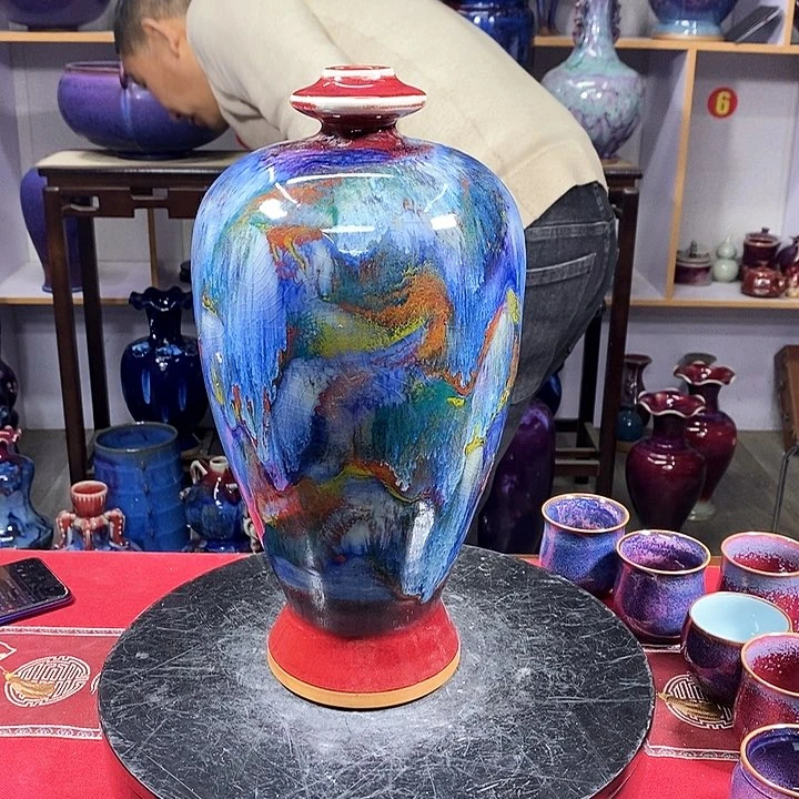 瓶中国神垕精品钧瓷