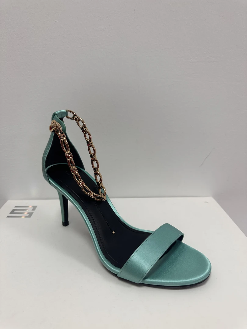 119258低跟《陈陈推荐》一字凉鞋细跟休闲女士气质百搭6-7cm