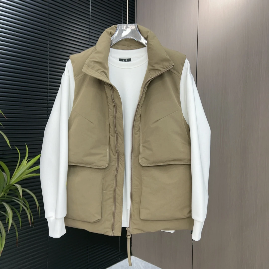 厚款常规款立领标准青年通用休闲冬季棉衣马甲秋冬2810