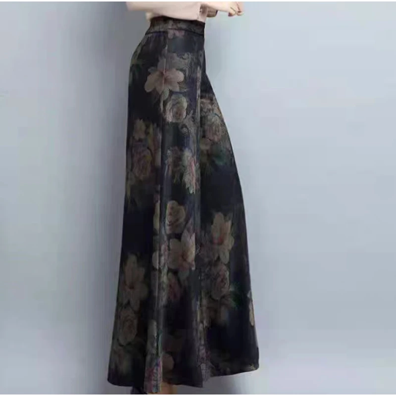 QZ2　国风旗袍裙长款典雅时尚睡裙