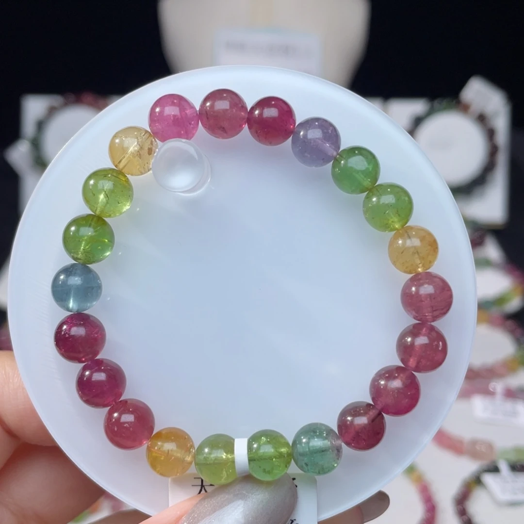 未镶嵌手串碧玺8.2mm±