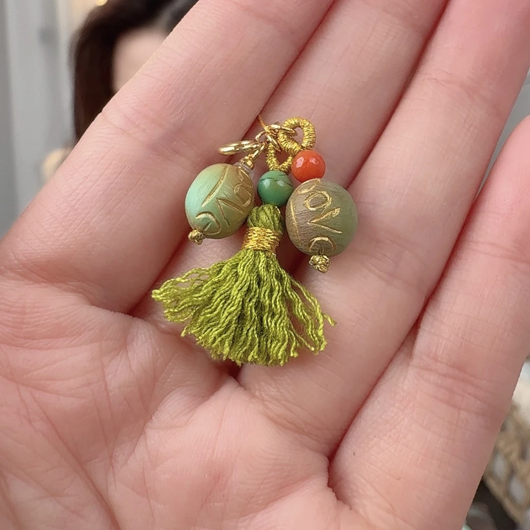 绿松石18K金镶嵌珠宝半成品