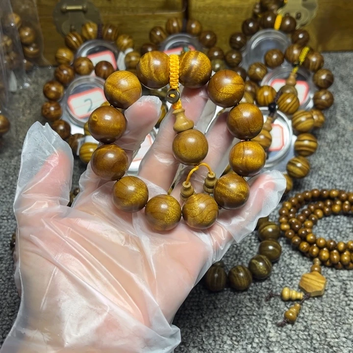 手串/手链楠木（金丝楠）枯木老料水波2.0