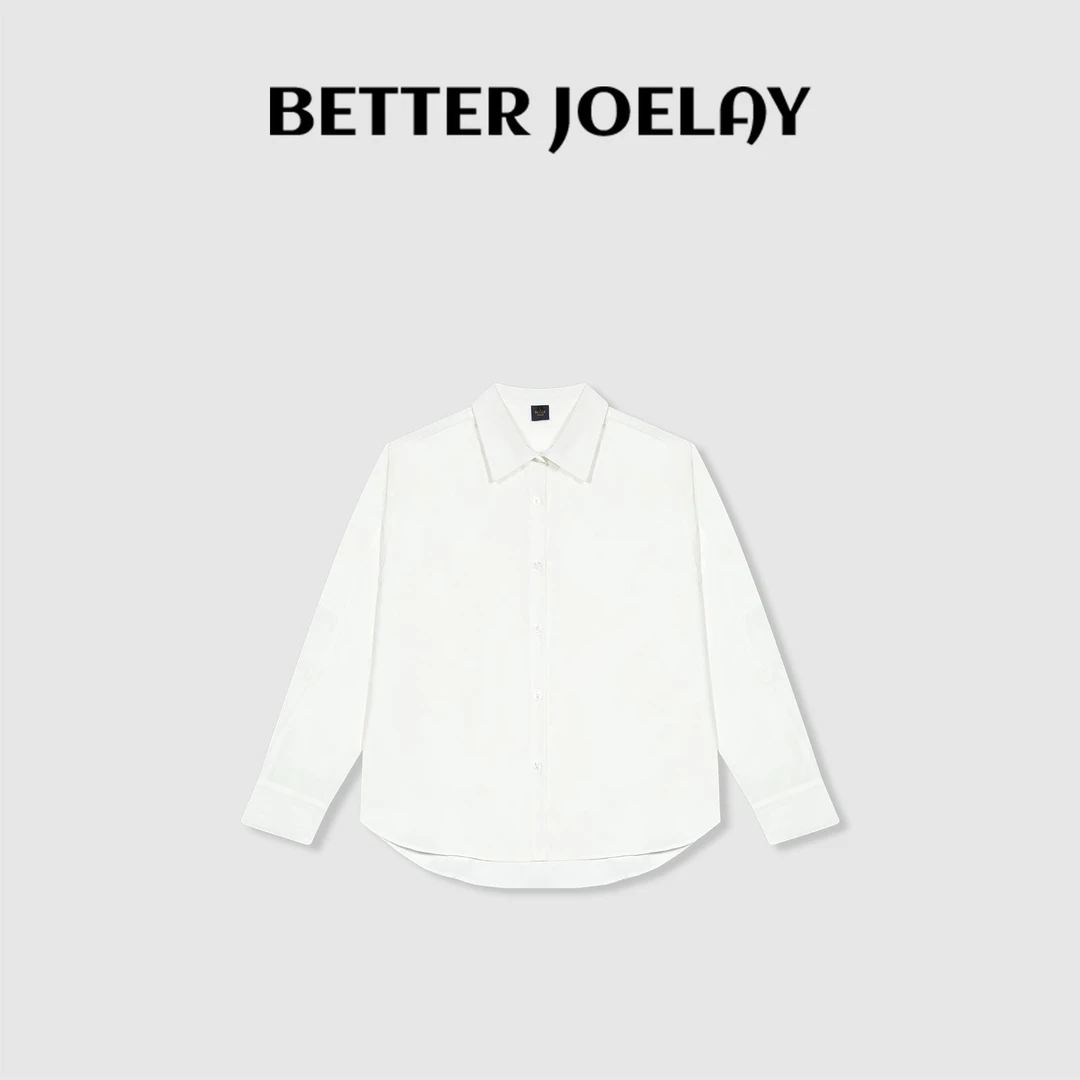 BETTER JOELAY -【清洁主义】百搭时尚潮流宽松衬衫外套简约WL1133