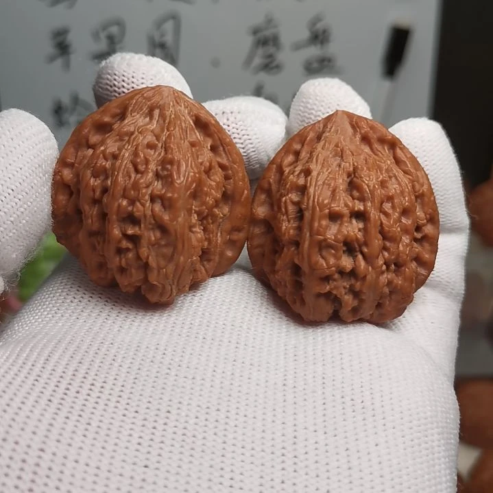 文玩核桃把件37+全品秘闻红宝石