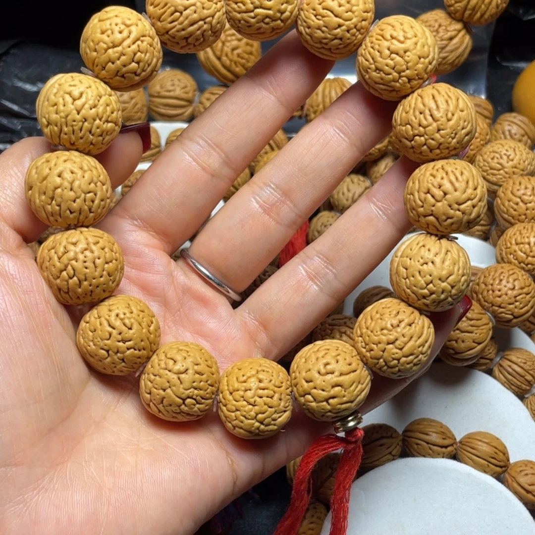 难***—吊坠桃核桃核手串20+白月光