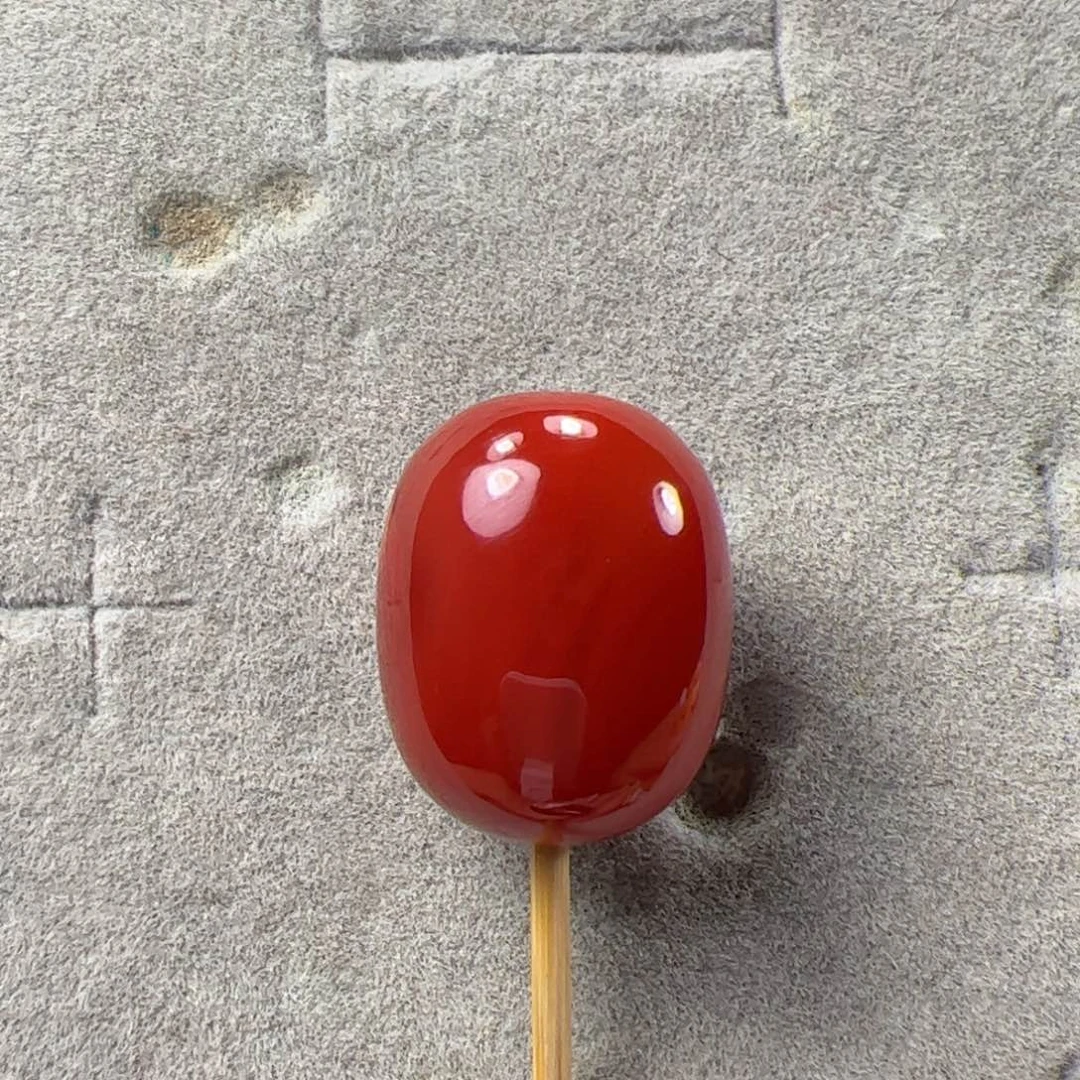 南红玛瑙未镶嵌20.8✖️16.5枣珠