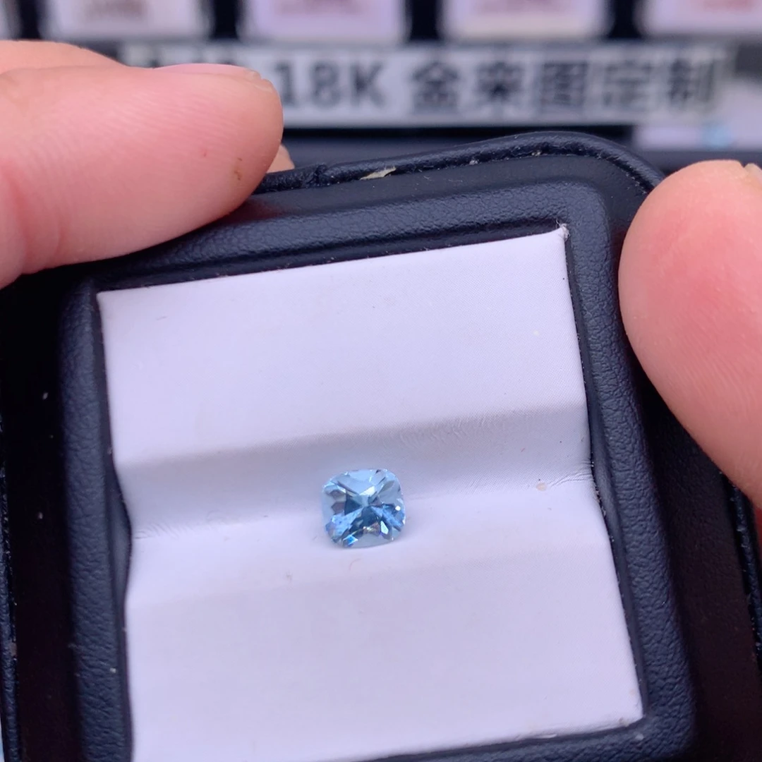 海蓝宝石裸石0.75克拉