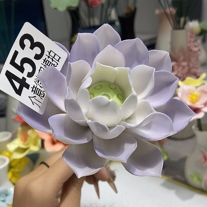 陶瓷纯手工捏花设计