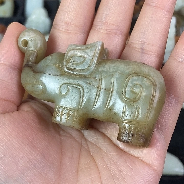 和田玉未镶嵌挂件用****6