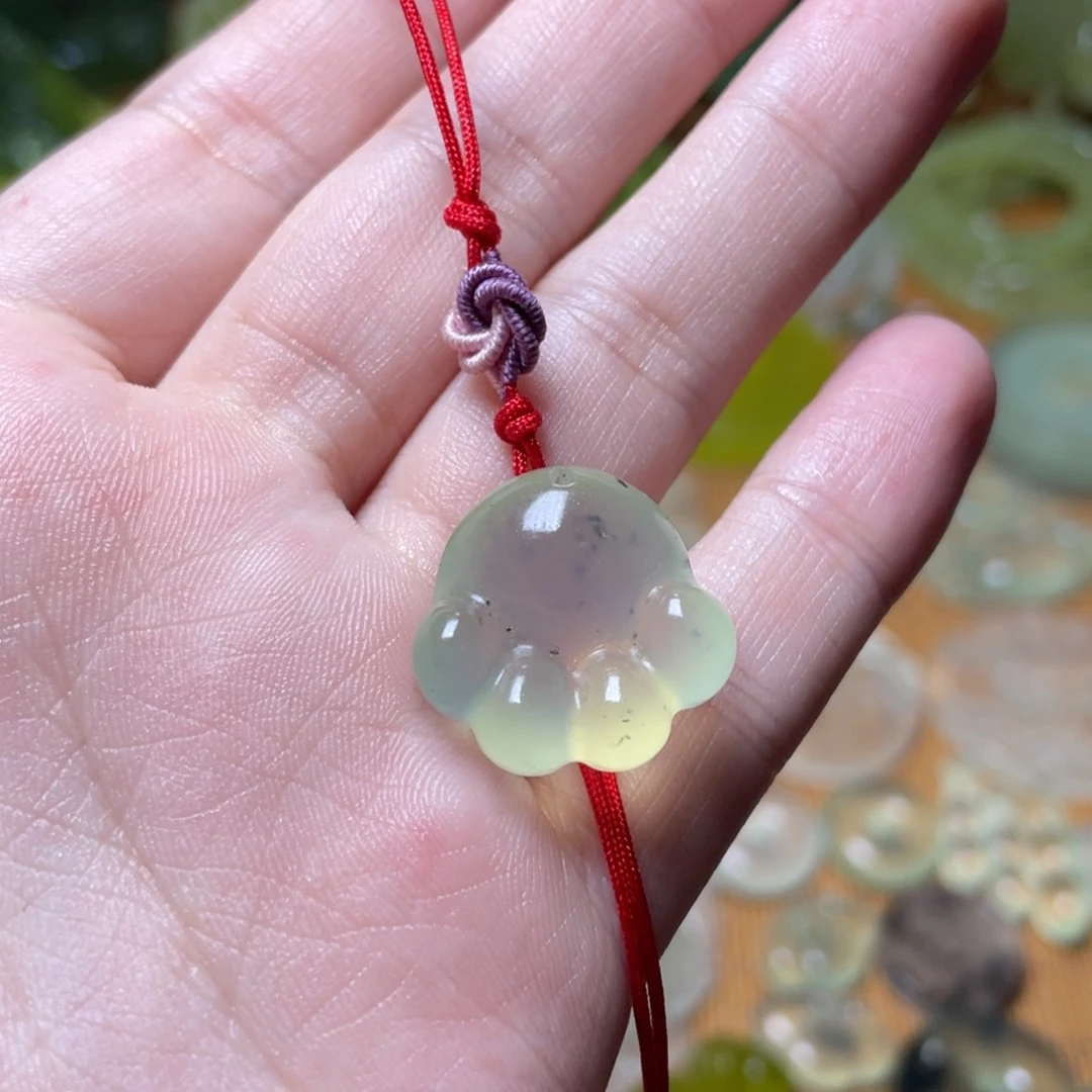 蛇纹石玉未镶嵌手机挂
