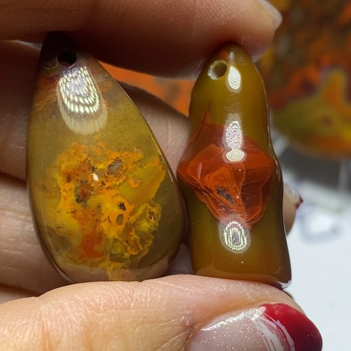 玛瑙/玉髓颈饰未镶嵌用***6