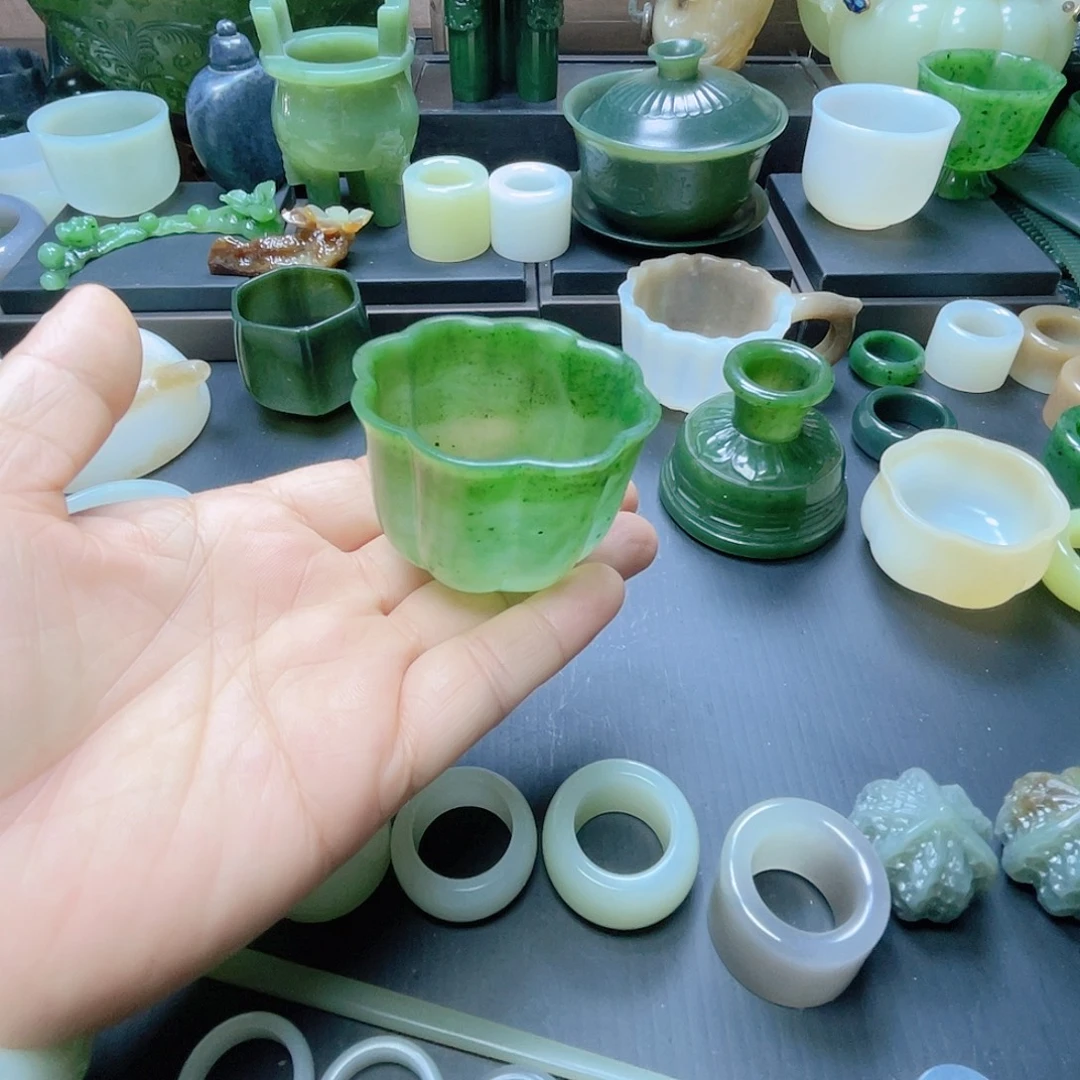 C***o和田玉未镶嵌挂件