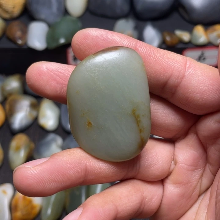 和田玉未镶嵌挂件86