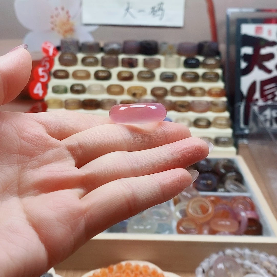 课***→玛瑙/玉髓戒指未镶嵌