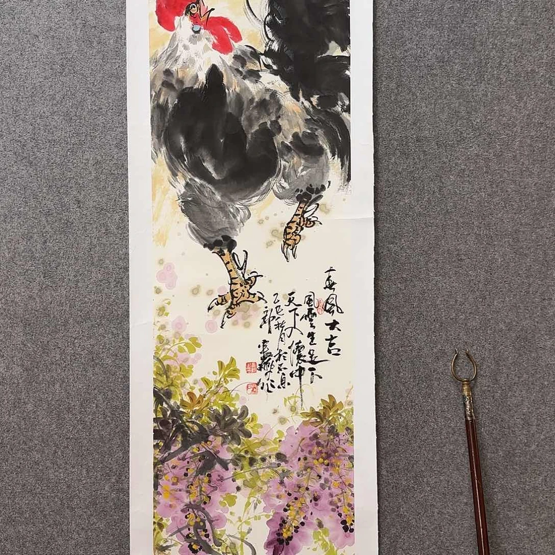 国画娄鹏老师手绘作品