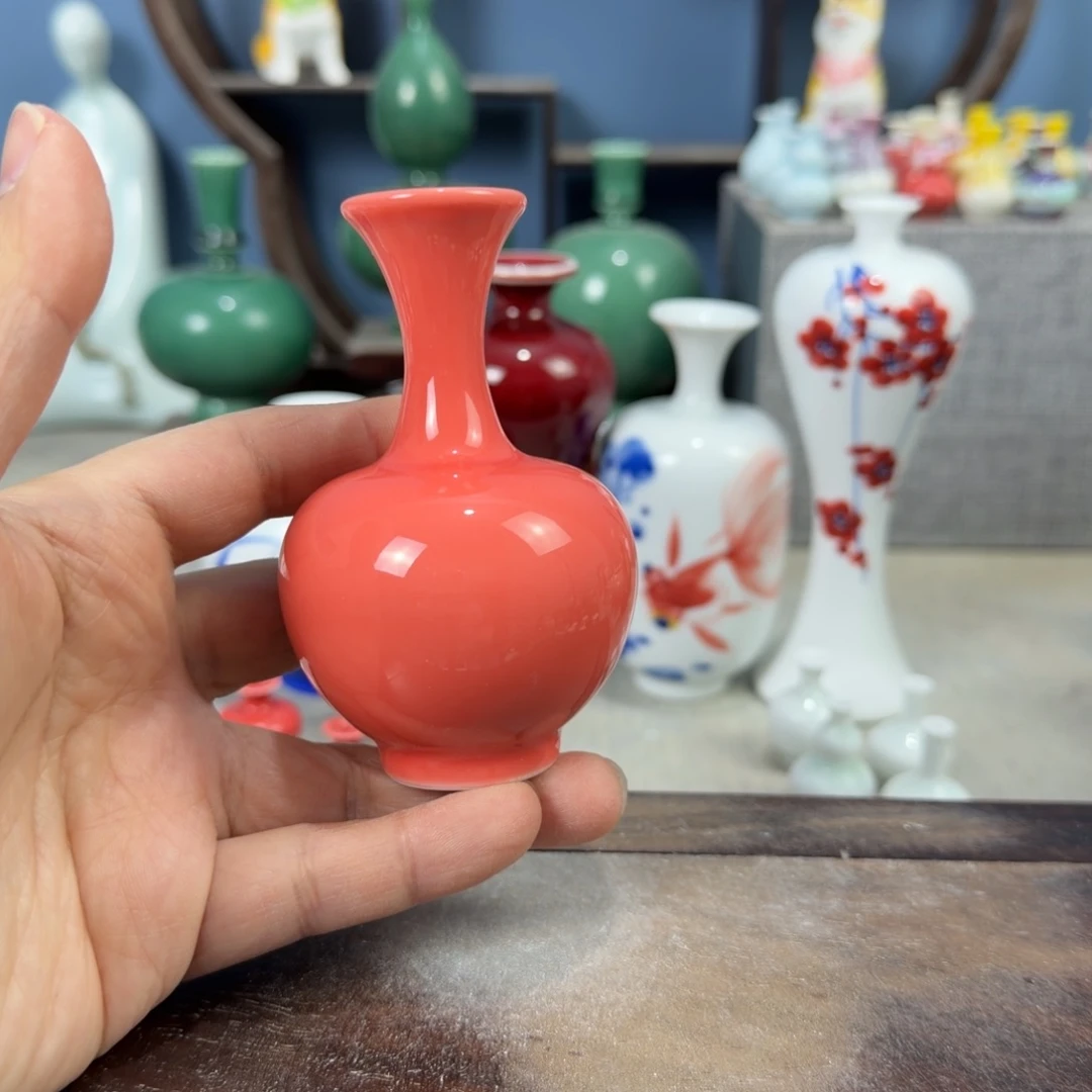 陶瓷手工小花器摆件