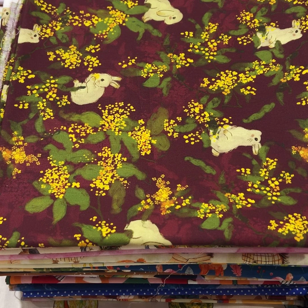 棉福袋一米价纯棉平布1.1米宽果子块