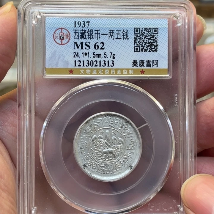 银古钱币一枚图片品相