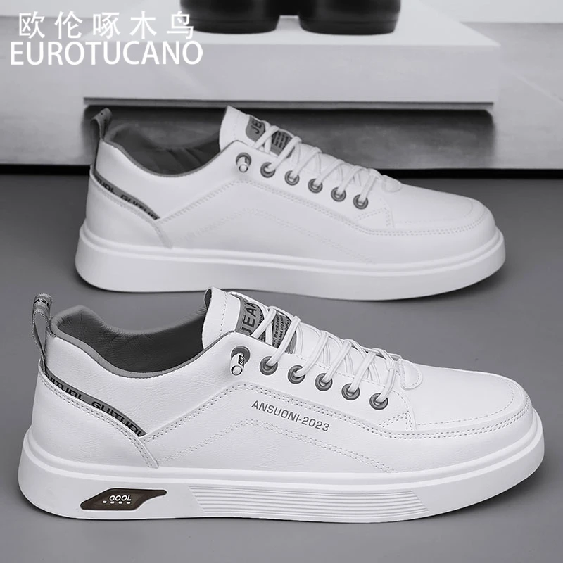 欧伦啄木鸟EUROTUCANO秋季2025流行新款男鞋潮流增高百搭休闲板鞋