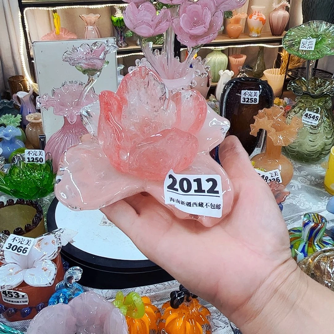 2012 烛台花 家悦琉璃工艺品不完美