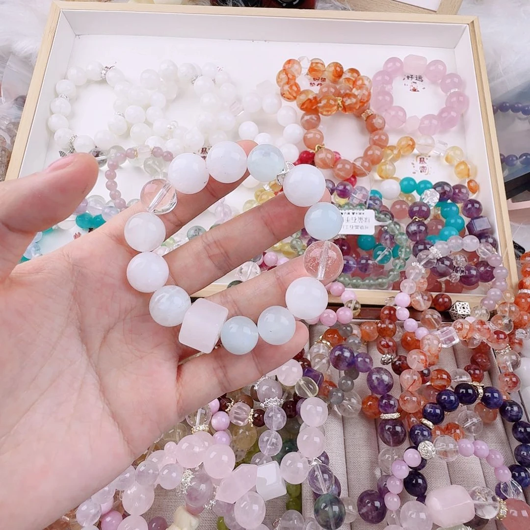 鼎***说烟晶手链银S925镶嵌