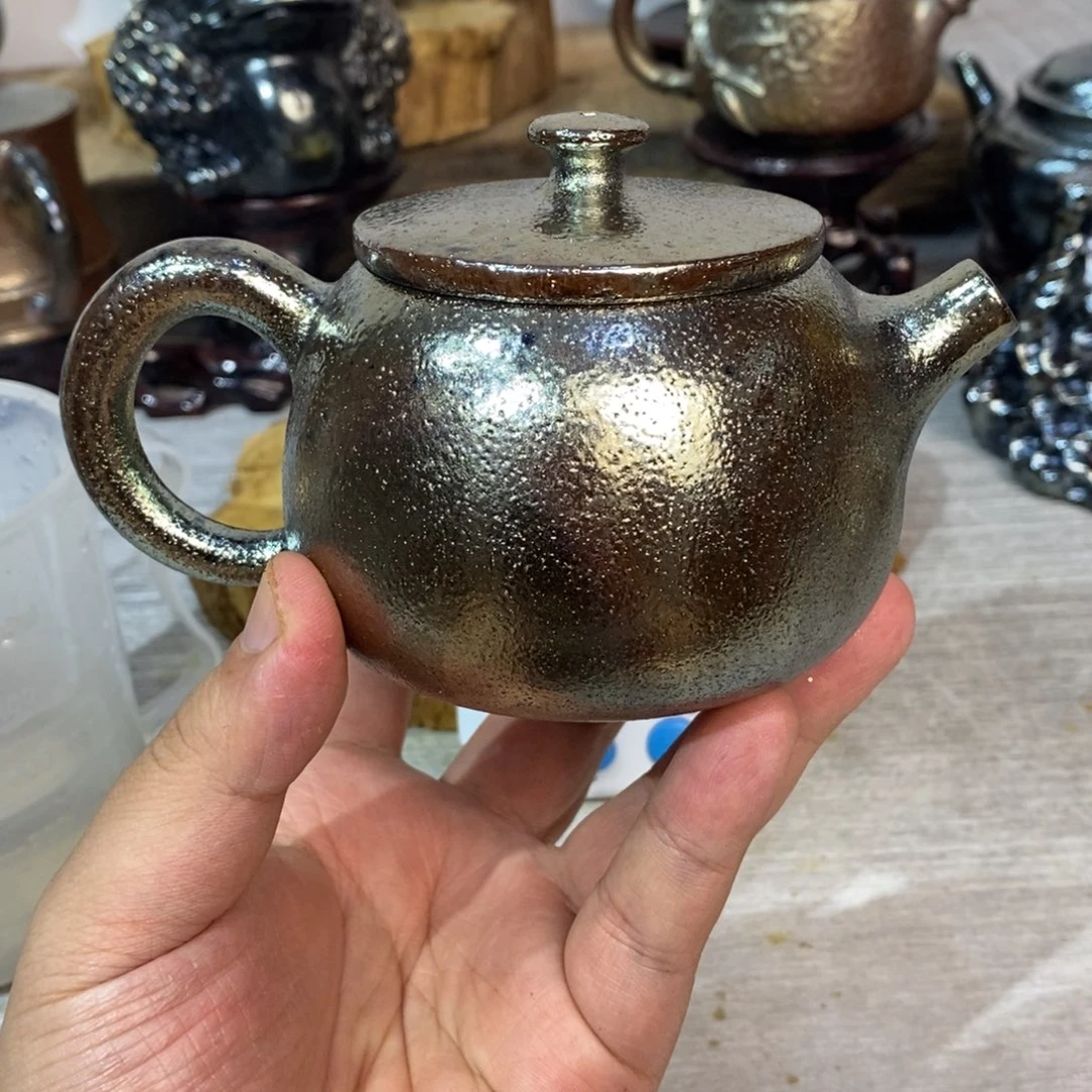 一***怪云南建水紫陶柴烧壶