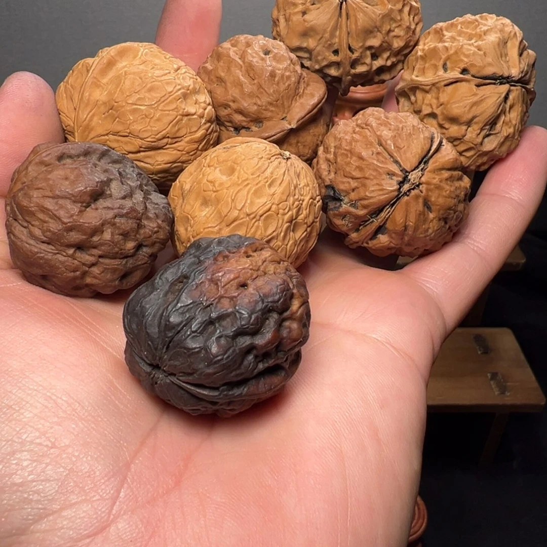 吊坠文玩核桃元宝四对