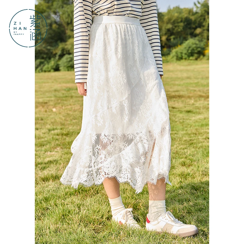 【商场同款新品】紫涵蕾丝花边拼接仙女裙女2025年春季Z5Z01AS147