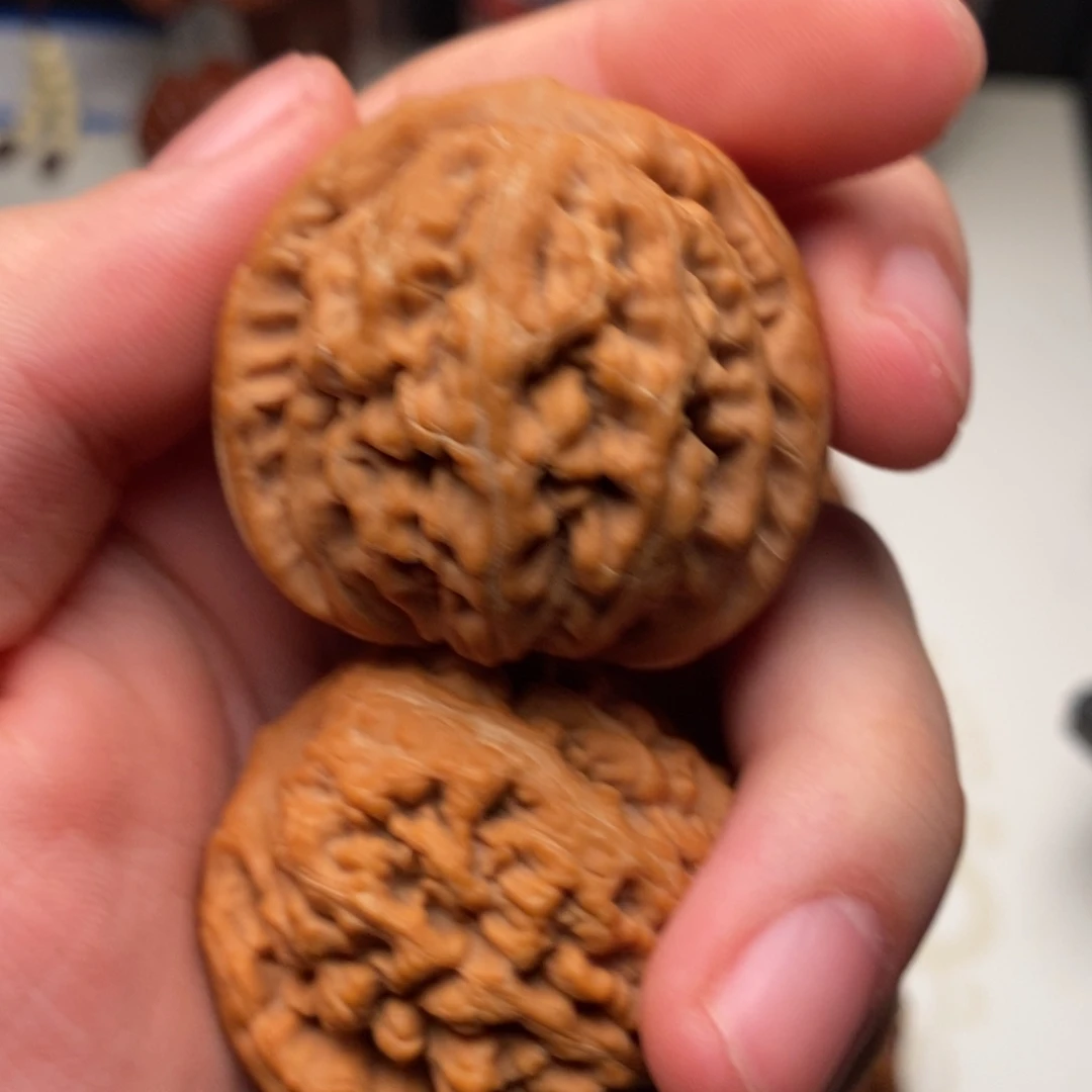 南***、吊坠文玩核桃红锦鲤