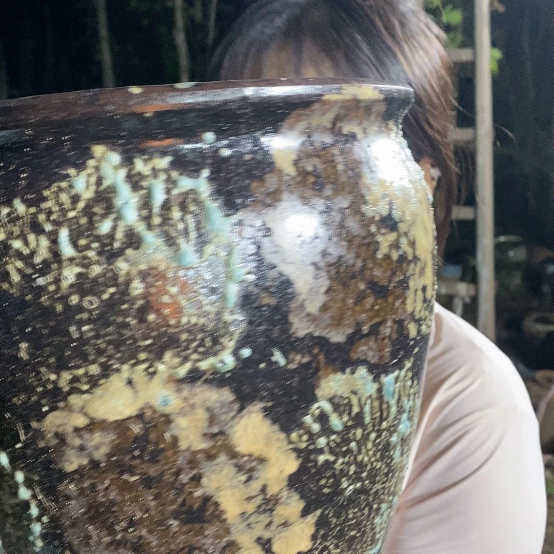 紫砂花盆瑕疵20/20